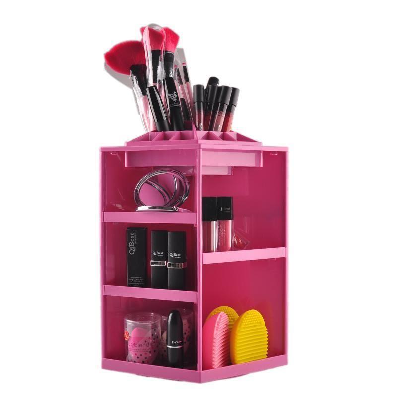 Generic Makeup Brush Holder, 360-degree Rotating Organizer, With A  Practical Design. @ Best Price Online